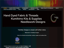 Tablet Screenshot of dyeingforfabricandthreads.com